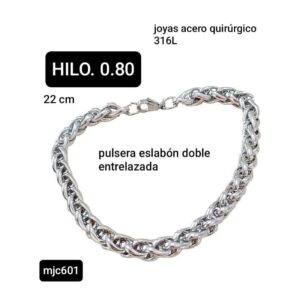 Pulsera MJC 601. Entrelazada.