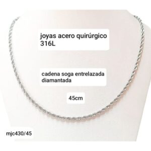 Cadena MJC 430. Soga diamantada x 45cm.