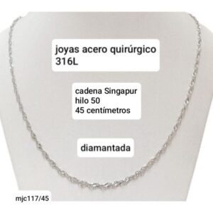 Cadena MJC 25117. Singapur x 45cm.