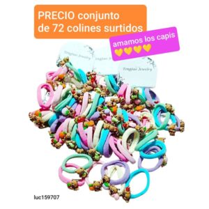 Luc159707.precio conjunto de 72 colines surtidos