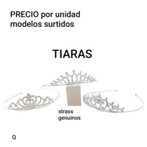 Tiaras Q.precio por unidad modelos surtidos