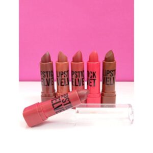 6 unidades de lápiz labial pink 21 ( surtidos de colores)