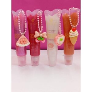 4  unidades de LIP gloss  pink 21 ( surtidos de colores)