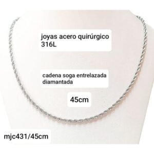 Cadena MJC 431. Soga x 45cm.