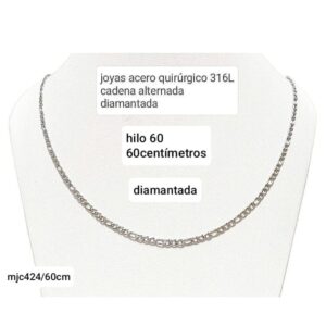 Cadena MJC 424. Alternada x 60cm.
