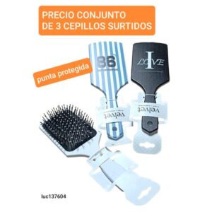 Cepillos LucMD 137604. Conjunto de 3 unidades.