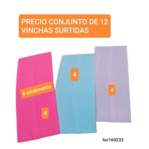 Vinchas LucMD 160232. Conjunto de 12 unidades.