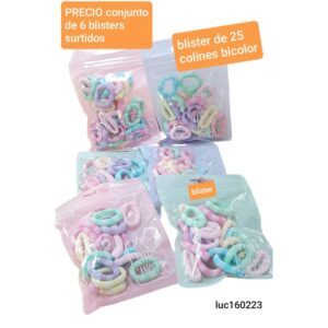 Colines Lucmd 160223. Conjunto de 6 blisters.