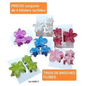 Broches LucMD 160017. Conjunto de 6 blisters.