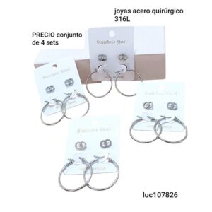 Aros LucMD 107826. Conjunto de 4 sets.