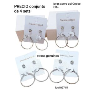 Aros LucMD 109715. Conjunto de 4 sets.