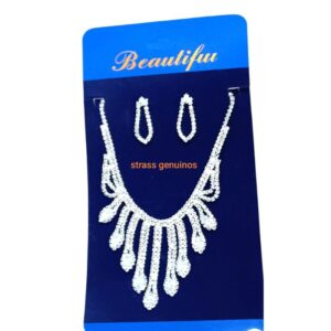 Conjunto LucMD. Bijou con strass.