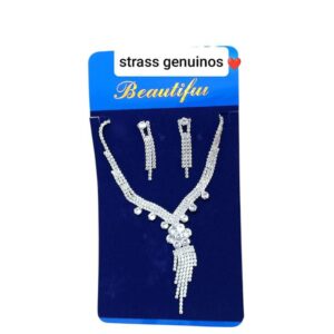Conjunto LucMD. Bijou con strass.