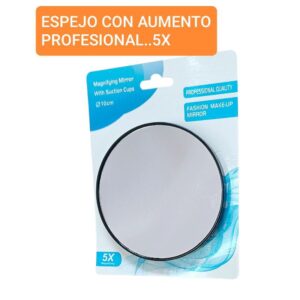 Espejo con aumento 5X.