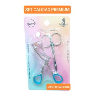 Set de belleza: arqueador + tijera.