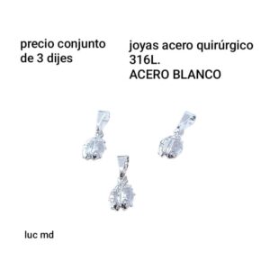 Dijes LucMD. Vaquita de San Antonio. Conjunto de 3 unidades.