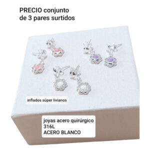 Aros LucMD. Conjunto de 3 pares