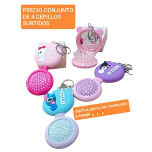 PRECIO conjunto de 4 cepillos surtidos