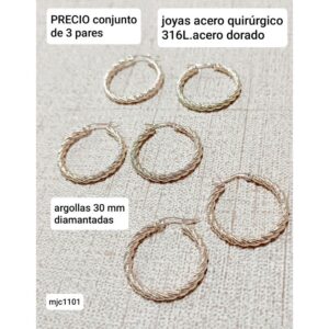Mjc1101.precio conjunto de 3 pares
