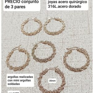 Mjc1102.precio conjunto de 3 pares