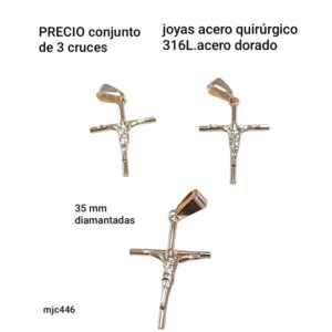 Mjc446.precio conjunto de 3 Cruces