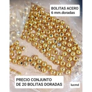 PRECIO conjunto de 20 bolitas 6 mm