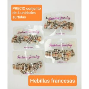 PRECIO conjunto de 4 hebillas surtidas