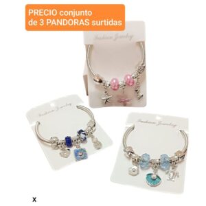 Pulseras X. Conjunto de 3 unidades