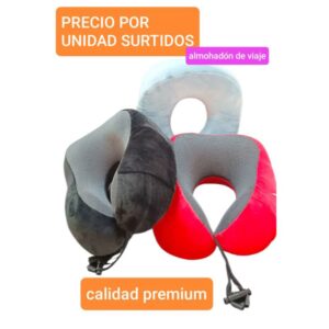 Almohadas de viaje. Colores surtidos.