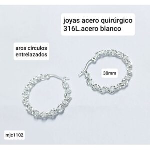 Aros MJC 1102. Argollas labradas.