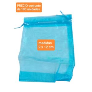 Bolsitas de organza. Conjunto de 100 unidades.