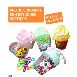 Colines MM 28S en estuche. Conjunto de 4 unidades.