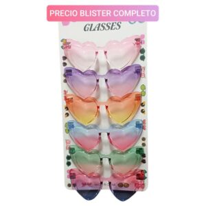 Lentes por 6 unidades.