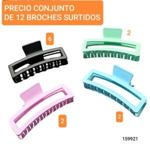 Broches LucMD 159921. Conjunto de 12 unidades.