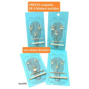 Accesorios para peinados 33I. Conjunto de 4 sets.