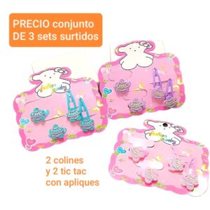 PRECIO conjunto de 3 sets surtidos