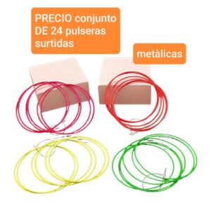 PRECIO conjunto de 24 pulseras surtidas