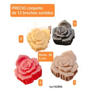 Broches LucMD 162806. Conjunto de 12 unidades.