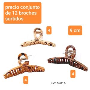 Broches LucMD 162816. Conjunto de 12 unidades.