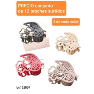 Broches LucMD 162807. Conjunto de 12 unidades.