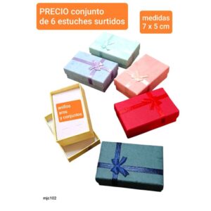 Estuches MJC 102. Conjunto de 6 unidades.