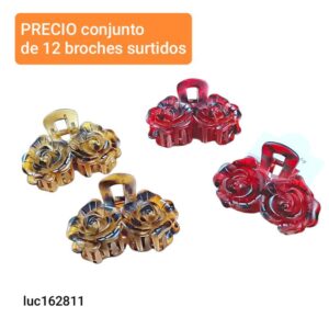 Broches LucMD 162811. Conjunto de 12 unidades.