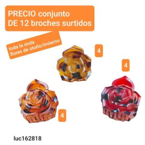 Broches LucMD 162818. Conjunto de 12 unidades.