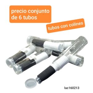 Colines Lucmd 160213. Conjunto de 6 tubos.