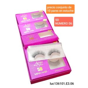 Pestañas postizas LucMD 136101E33. N 06.