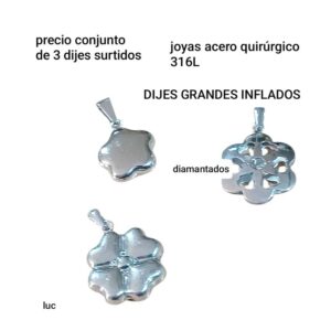 Dijes LucMD. Conjunto de 3 unidades.