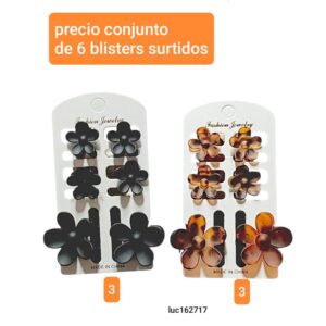 Broches LucMD 162717. Conjunto de 6 blisters.