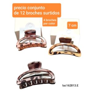 Broches LucMD 162813. Conjunto de 12 unidades.