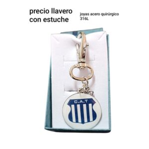 Llavero Club Atlético Talleres con estuche.