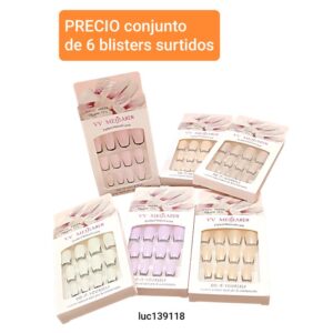 Luc139118.precio conjunto de 6 blisters surtidos